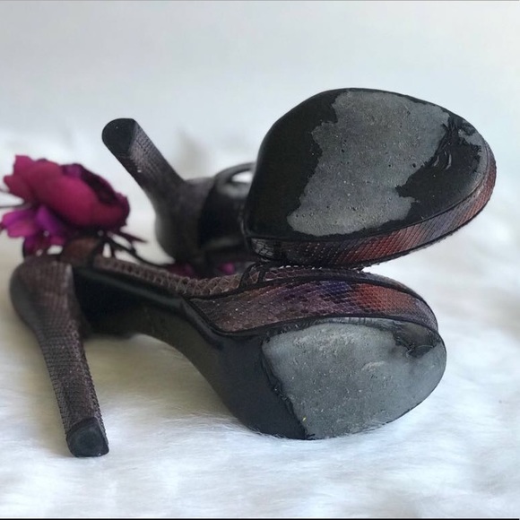 ❌SOLD❌ GUCCI SCHNEIDER PLATFORM SANDAL 37.5 - Picture 8 of 8